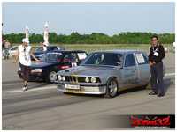 It was against an old 7-series BMW with a tuned 3.5 turbo engine and dual Nitrous system.