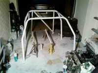 Freshly painted rollcage :)