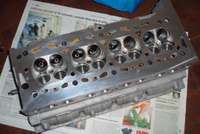 'new' cylinder head from another donor engine, ready for install