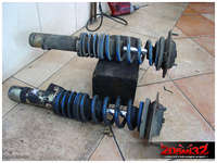 Old FK coilovers, that were used as front shocks until now.